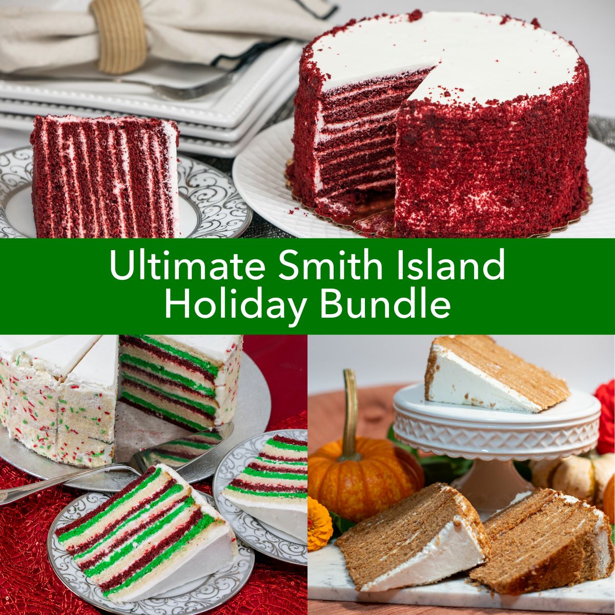 Ultimate Smith Island Holiday Bundle 3 Pack Smith Island Cake Shop