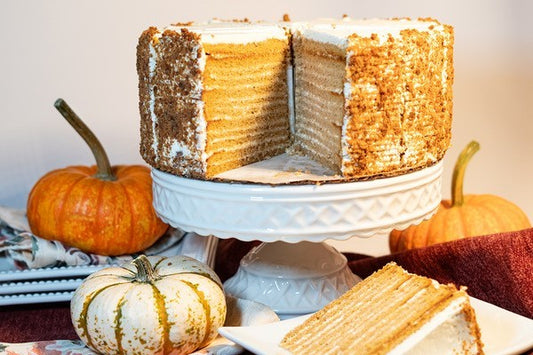 Pumpkin Spice Smith Island Cake
