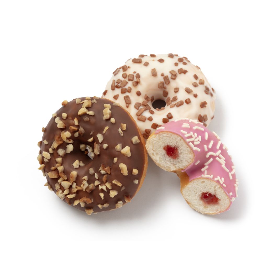 Mini Filled Donuts Assortment - 24 pcs