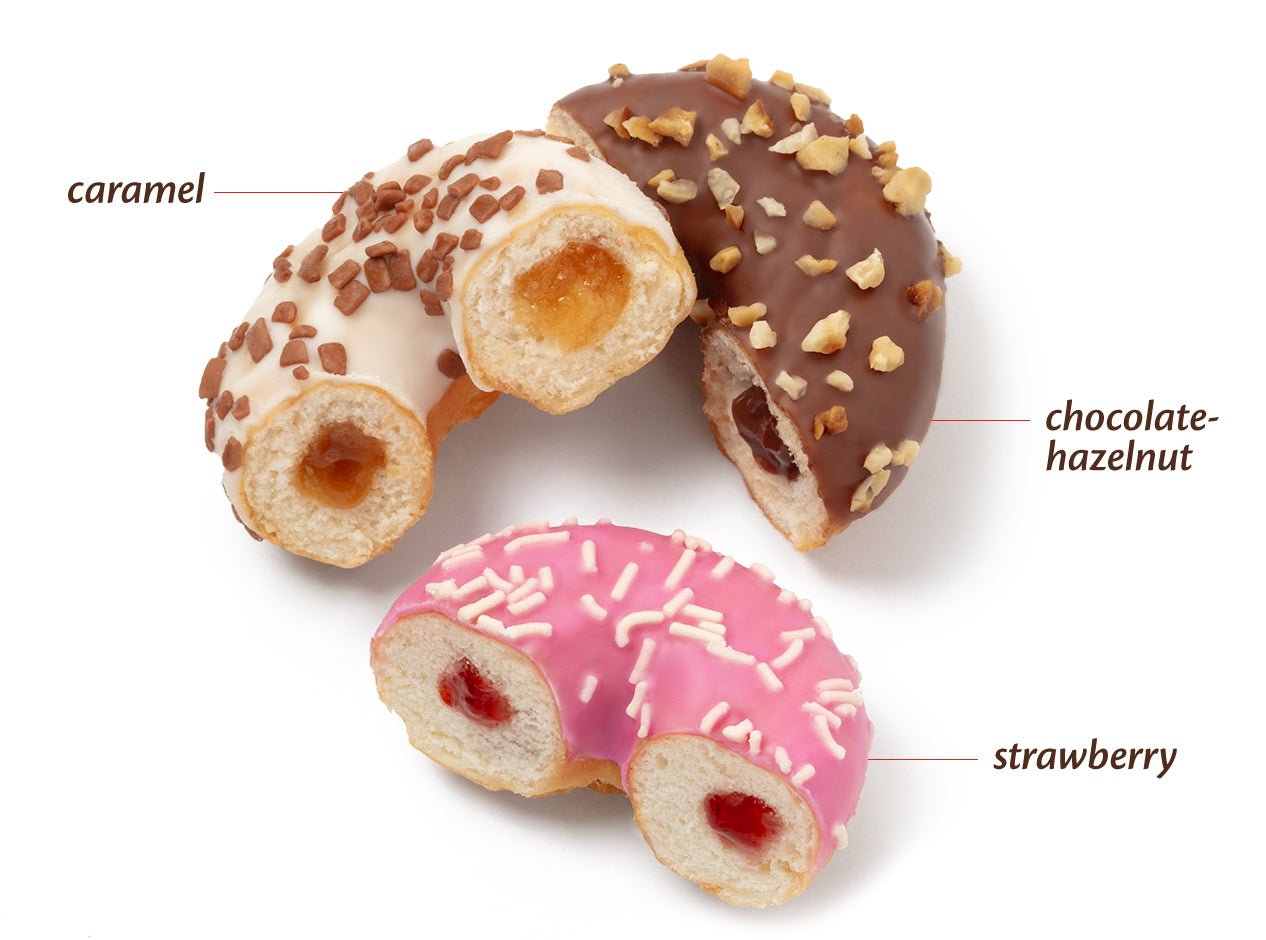 Mini Filled Donuts Assortment - 24 pcs